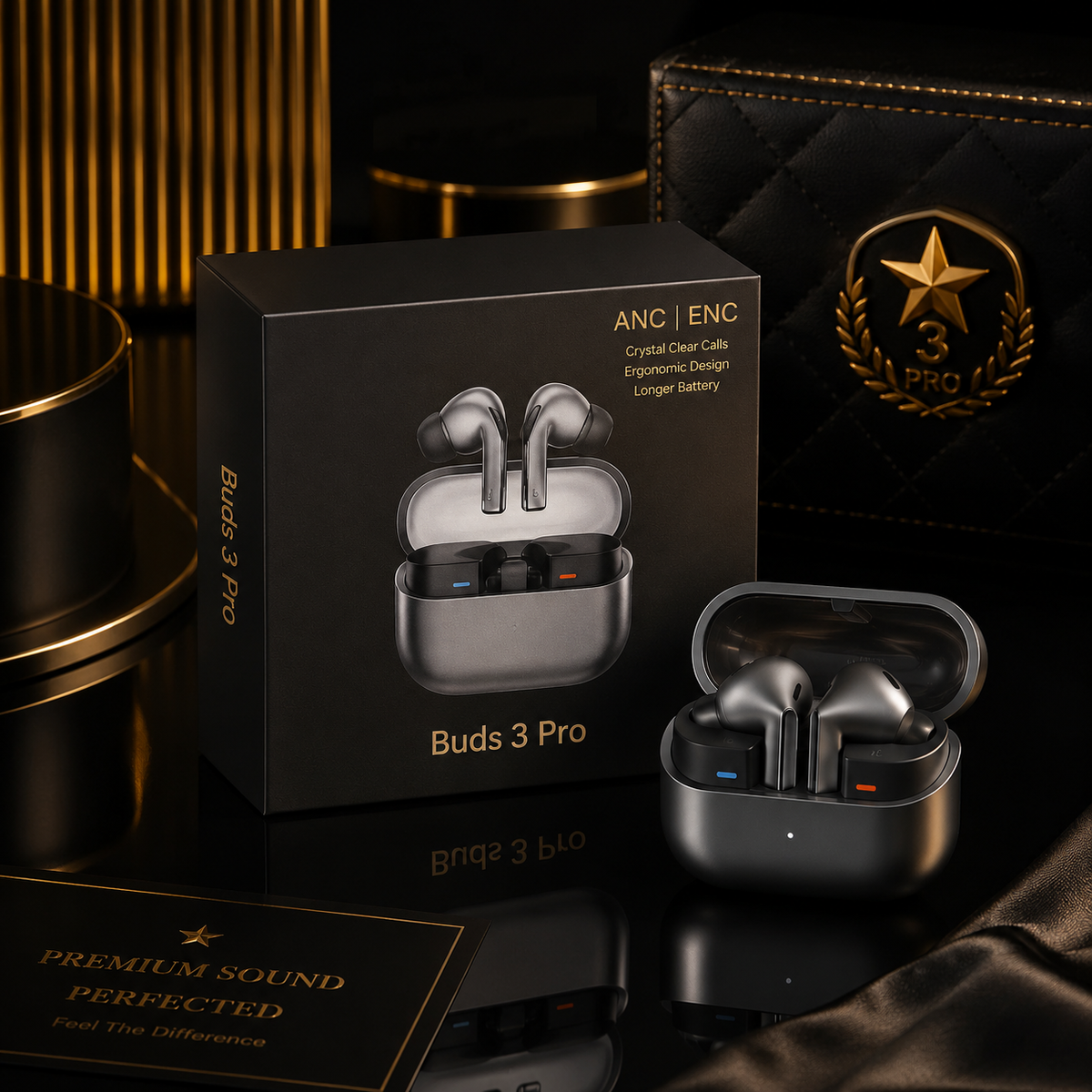 Buds pro 3 wireless earbuds (ANC Working)